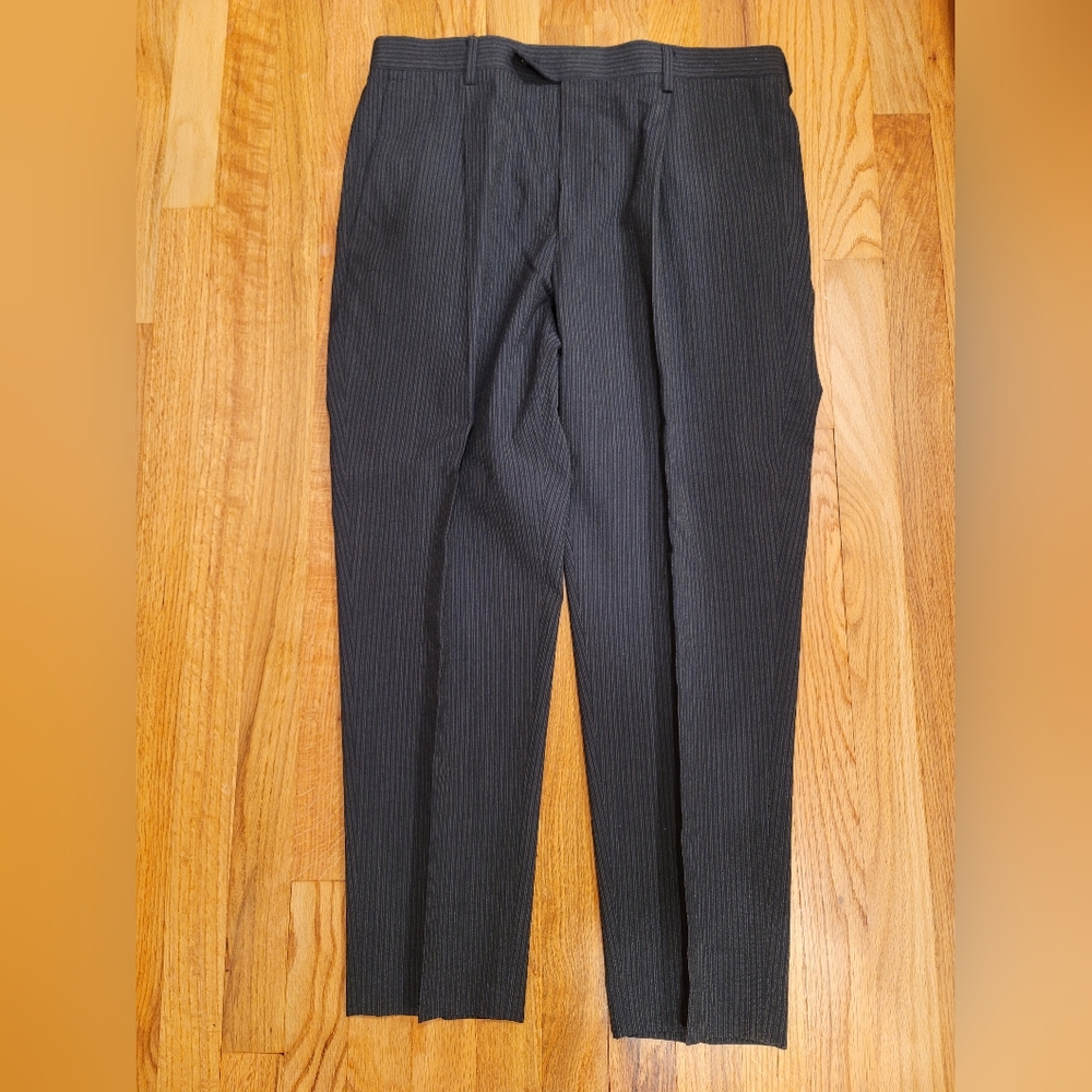 J.Crew Wallace & Barnes Suit Pant Italian Wool-Blend Seersucker 32x30 NWT - Picture 2 of 9